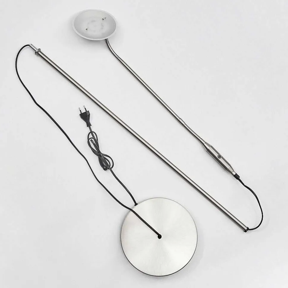 Lampadaire Chirep Led Nickel Mat, 1 Lumiere