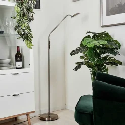 Lampadaire Chirep Led Nickel Mat, 1 Lumiere