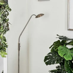 Lampadaire Chirep Led Nickel Mat, 1 Lumiere