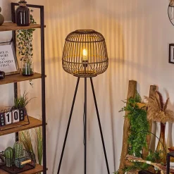 Lampadaire Combeima Noir, 1 Lumiere