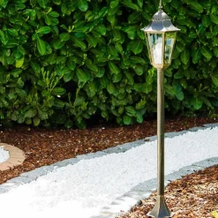 Lampadaire D'Exterieur Hongkong Bronze, Or, 1 Lumiere