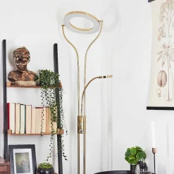 Lampadaire Donna Led Laiton, 2 Lumieres