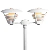 Lampadaire Exterieur Konstsmide Gemini Blanc, 2 Lumieres