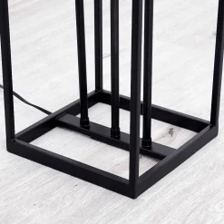 Lampadaire Ibusuki Or, Laiton, Noir, 3 Lumieres