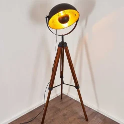 Lampadaire Jupiter Bois Fonce, 1 Lumiere