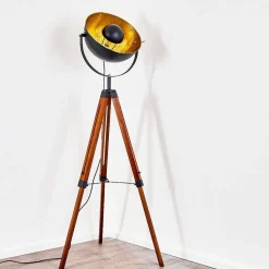 Lampadaire Jupiter Bois Fonce, 1 Lumiere