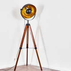 Lampadaire Jupiter Bois Fonce, 1 Lumiere