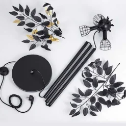 Lampadaire Kallax Noir, 3 Lumieres