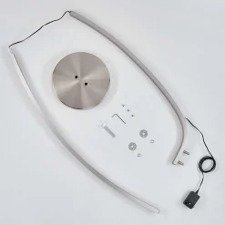 Lampadaire Kimbolton Led Nickel Mat, 1 Lumiere