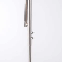 Lampadaire Leuchten-Direkt Lolasmart-Rocco Led Acier Brosse, 1 Lumiere, Telecommandes