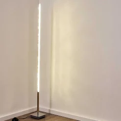 Lampadaire Lovrup Led Acier Inoxydable, 1 Lumiere