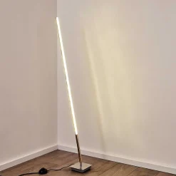Lampadaire Lovrup Led Acier Inoxydable, 1 Lumiere