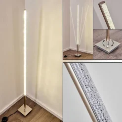 Lampadaire Lovrup Led Acier Inoxydable, 1 Lumiere