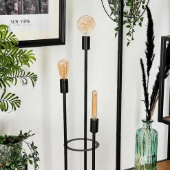 Lampadaire Maiford Noir, 3 Lumieres