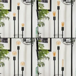 Lampadaire Maiford Noir, 3 Lumieres