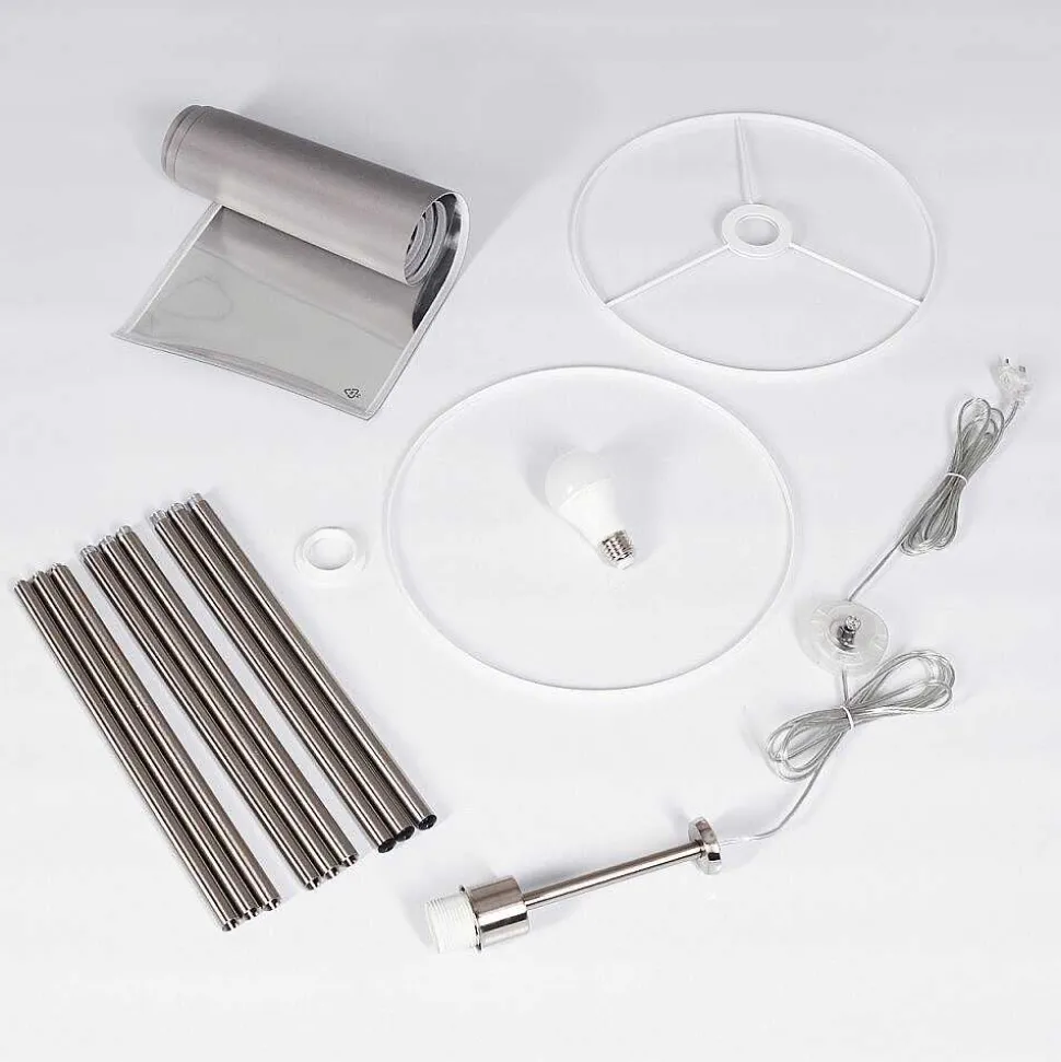 Lampadaire Malu Nickel Mat, 1 Lumiere