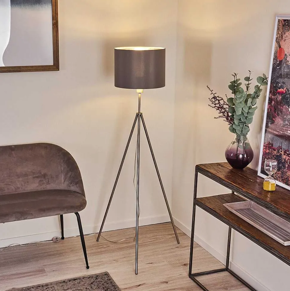 Lampadaire Malu Nickel Mat, 1 Lumiere