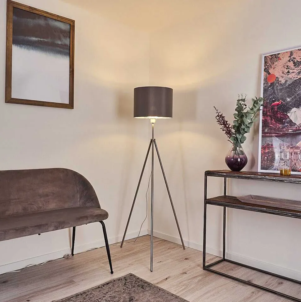 Lampadaire Malu Nickel Mat, 1 Lumiere