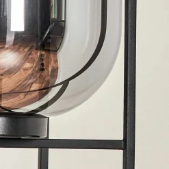 Lampadaire Manzano Noir, 1 Lumiere