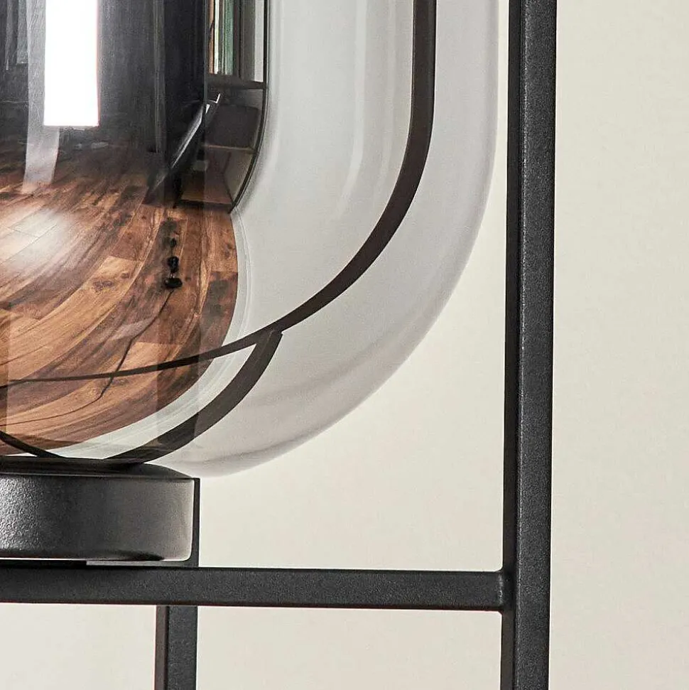 Lampadaire Manzano Noir, 1 Lumiere