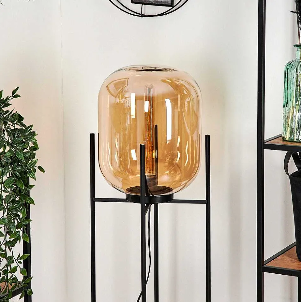 Lampadaire Manzano Noir, 1 Lumiere