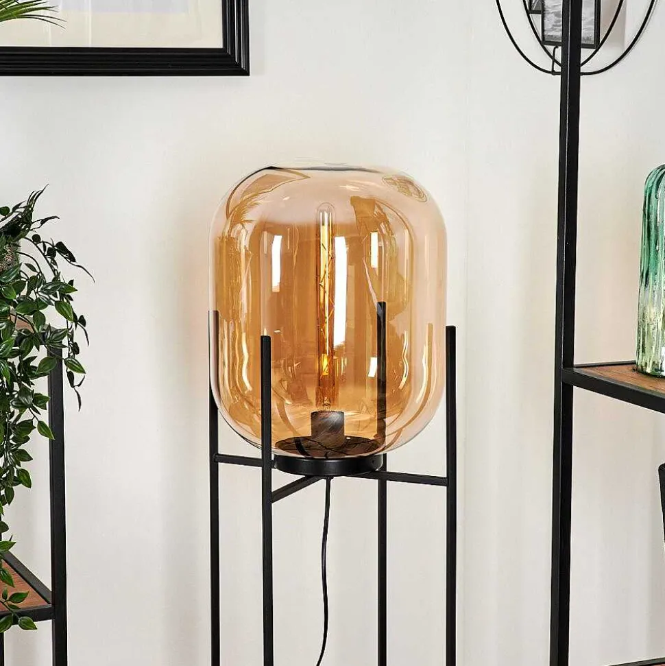 Lampadaire Manzano Noir, 1 Lumiere