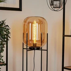 Lampadaire Manzano Noir, 1 Lumiere