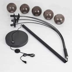 Lampadaire Mesas Anthracite, 5 Lumieres