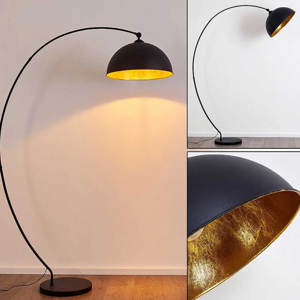 Lampadaire Miranda Noir, 1 Lumiere