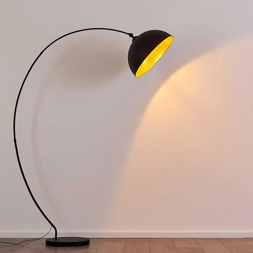 Lampadaire Miranda Noir, 1 Lumiere