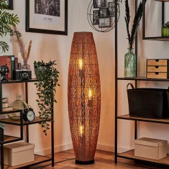 Lampadaire Mulstrand Ecru, Noir, 3 Lumieres