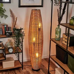 Lampadaire Mulstrand Ecru, Noir, 3 Lumieres