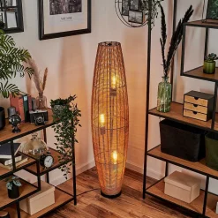 Lampadaire Mulstrand Ecru, Noir, 3 Lumieres