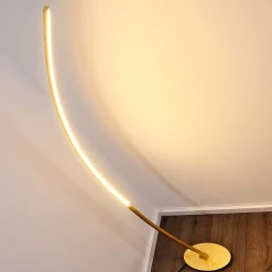 Lampadaire Nagu Led Or, 1 Lumiere