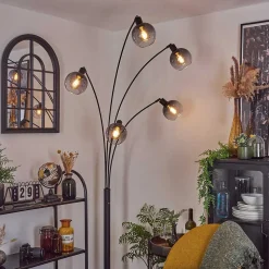 Lampadaire Nikkala Noir, 5 Lumieres