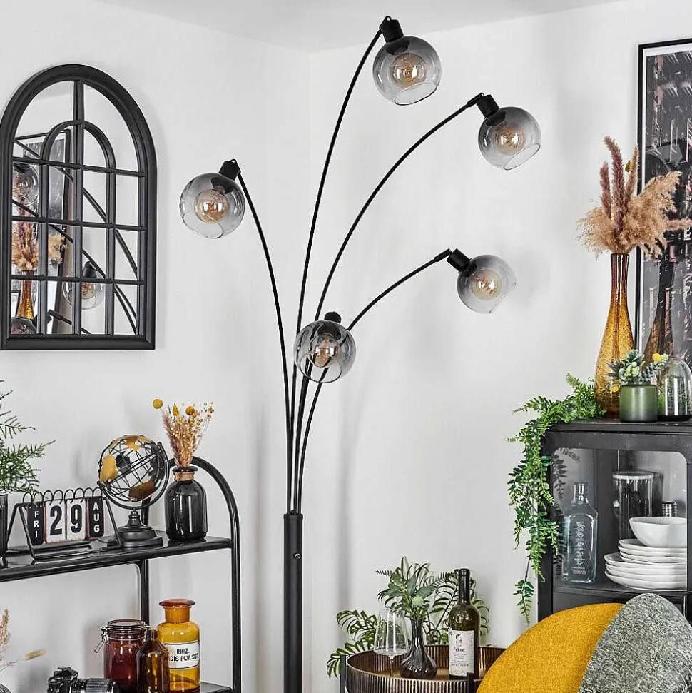 Lampadaire Nikkala Noir, 5 Lumieres