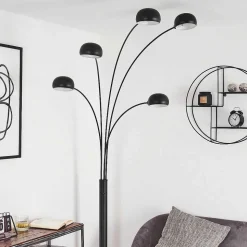 Lampadaire Nikkala Noir, 5 Lumieres