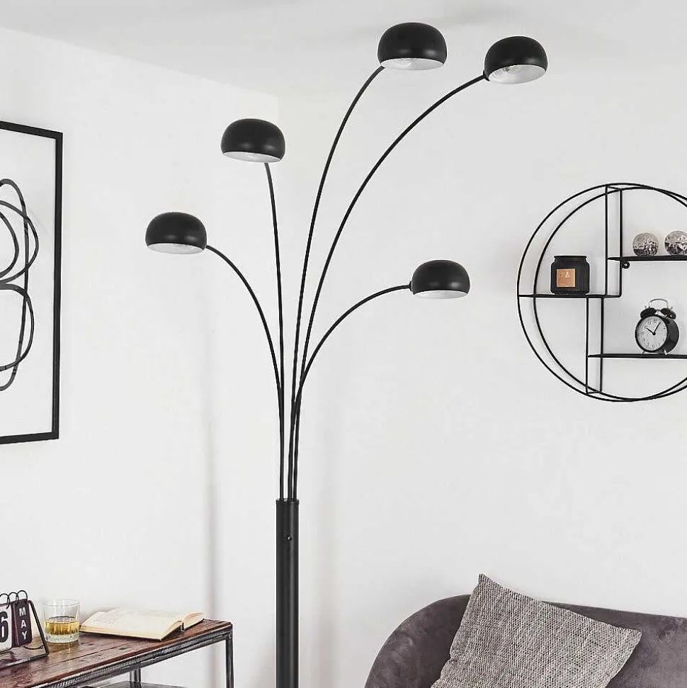 Lampadaire Nikkala Noir, 5 Lumieres