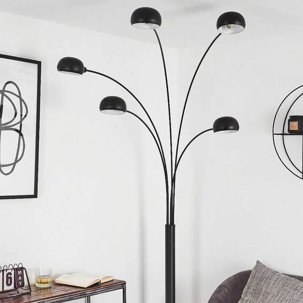 Lampadaire Nikkala Noir, 5 Lumieres