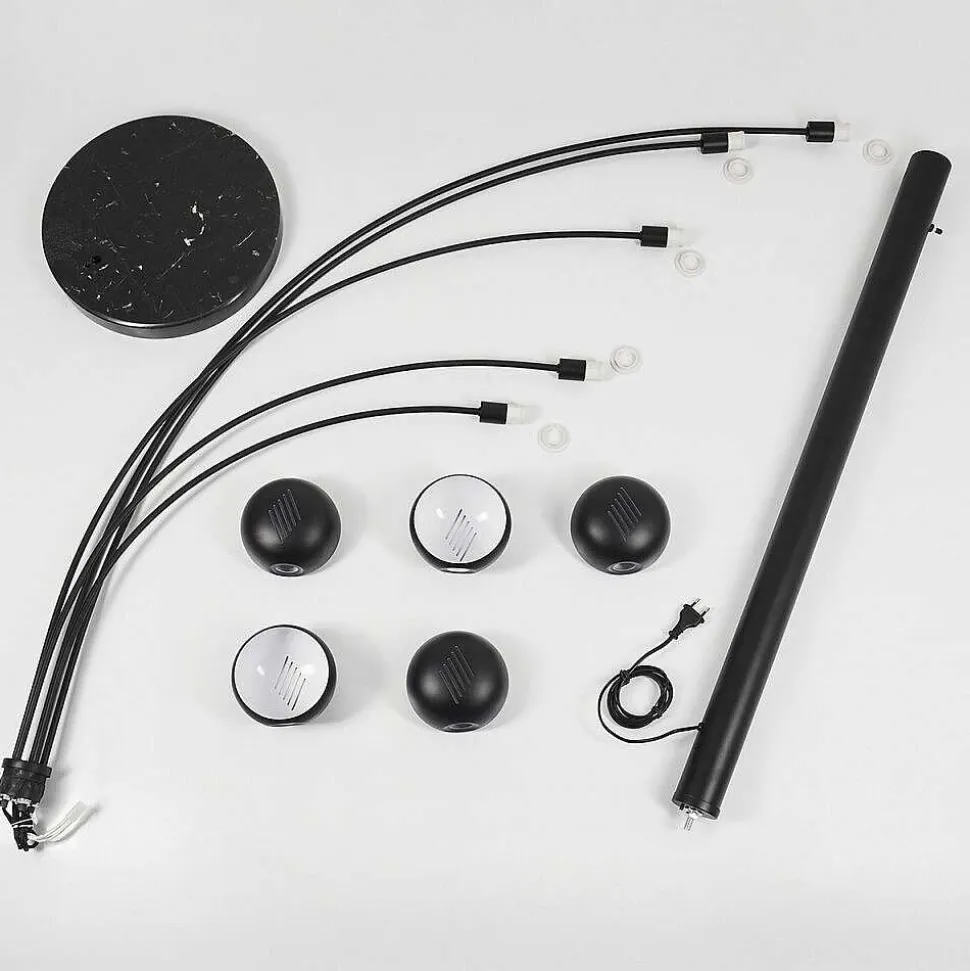 Lampadaire Nikkala Noir, 5 Lumieres