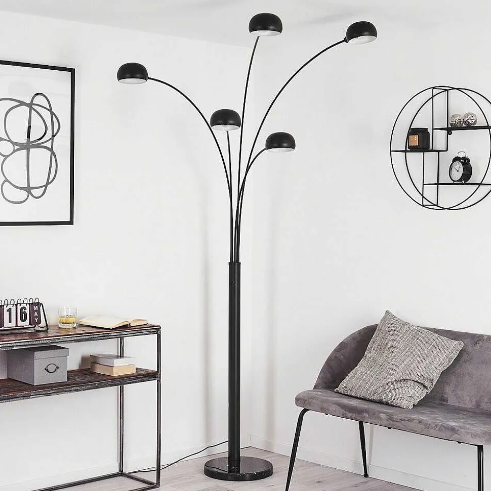 Lampadaire Nikkala Noir, 5 Lumieres