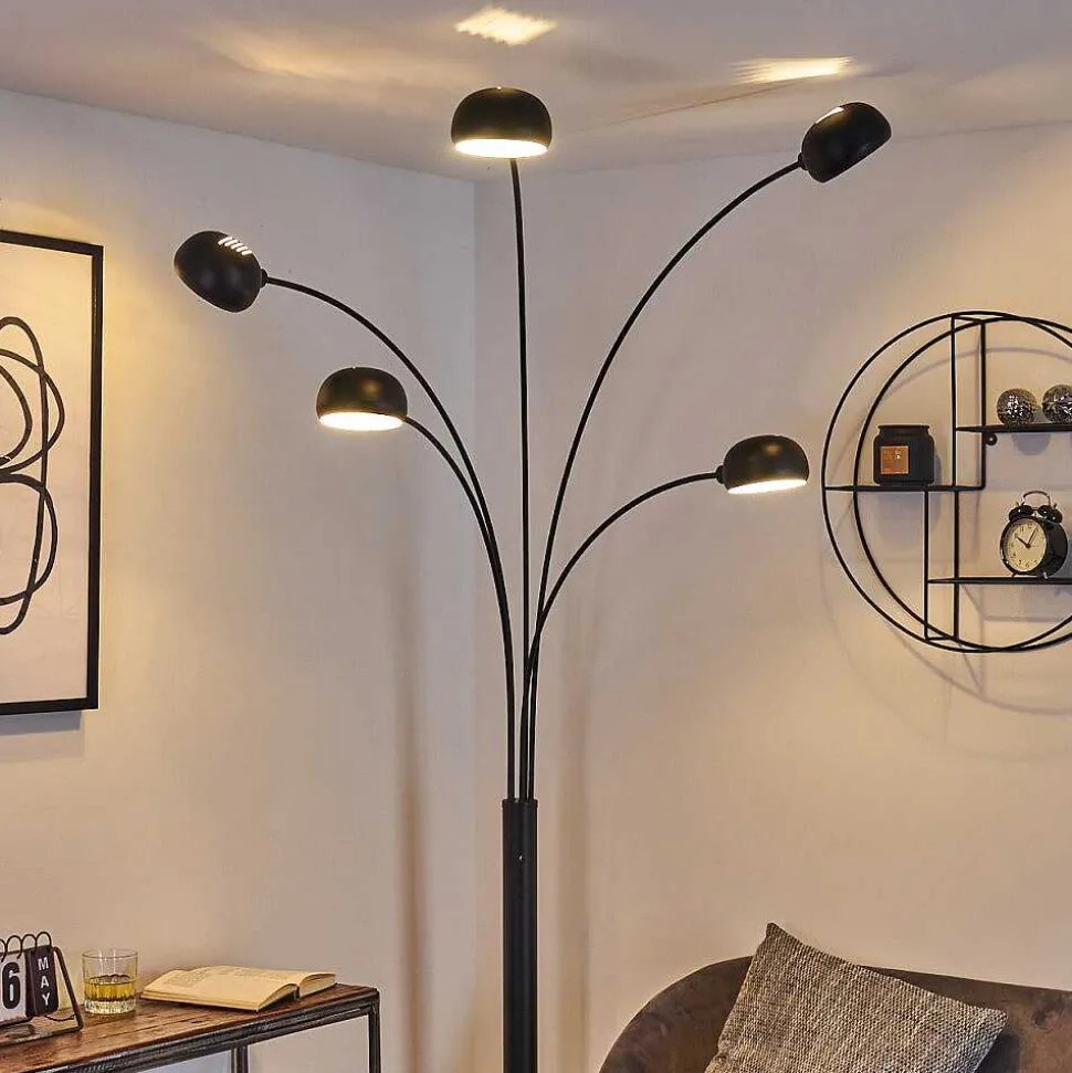 Lampadaire Nikkala Noir, 5 Lumieres