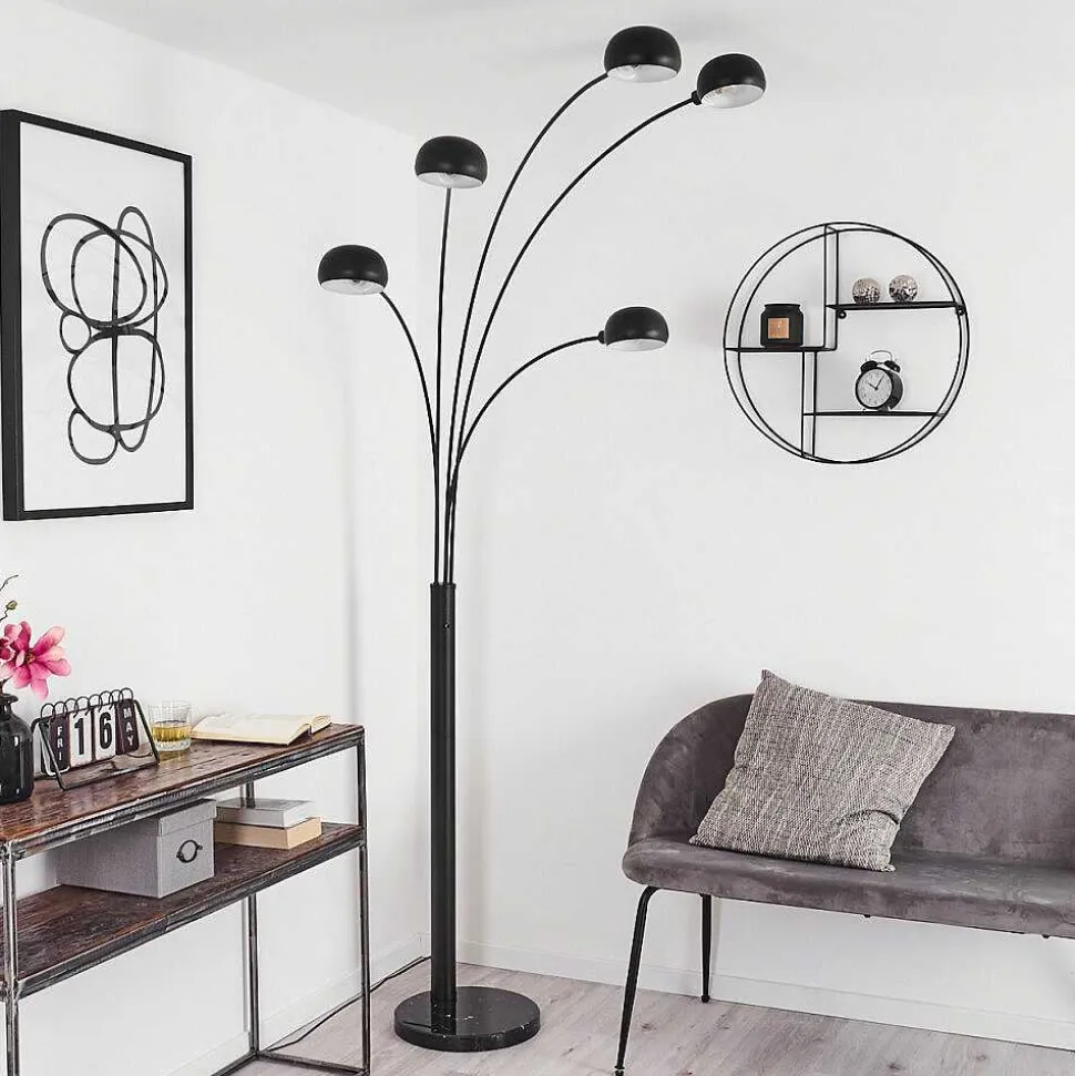Lampadaire Nikkala Noir, 5 Lumieres