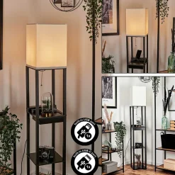 Lampadaire Pambor Noir, 1 Lumiere