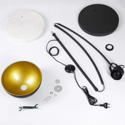 Lampadaire Parola Noir, 1 Lumiere