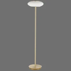 Lampadaire Paul Neuhaus Q-Etienne Led Laiton, 1 Lumiere, Telecommandes