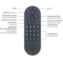 Lampadaire Paul Neuhaus Q-Etienne Led Laiton, 1 Lumiere, Telecommandes