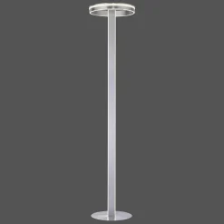 Lampadaire Paul-Neuhaus Q-Vito Led Acier Brosse, 3 Lumieres, Telecommandes