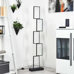 Lampadaire Pitasch Led Noir, 1 Lumiere