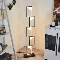 Lampadaire Pitasch Led Noir, 1 Lumiere